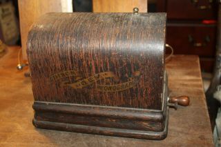 Antique 1903 Edison Gem Cylinder Phonograph Record Player Restoration