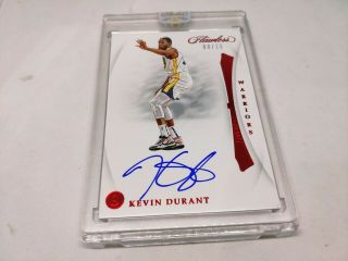 2018 - 19 Flawless Vs.  Signatures Auto Right Ruby Red Kevin Durant D /15 Ssp
