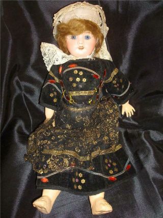 Antique 14 Inch Bluette Doll Sfbj 60 Paris