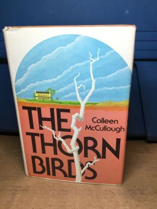 Vintage 1977 The Thorn Birds By Colleen Mccullough Hardcover Book Club Edition
