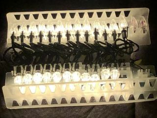 Vintage GE Christmas String Lights Set Of 50 With Covers HTF 3