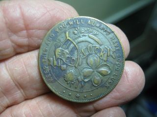 Vintage Denver Gas & Electric Co Bldg.  Good Luck Medal Token Best In The World