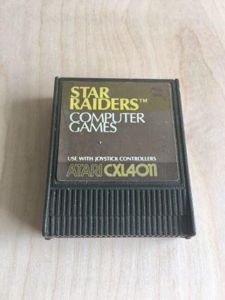 Atari 400/800/xl/xe - Star Raiders (cxl4011) - Cartridge Vtg