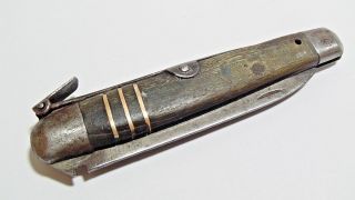 Antique Old Spanish Spain French France Navaja Folding Pocket Lock Back Knife