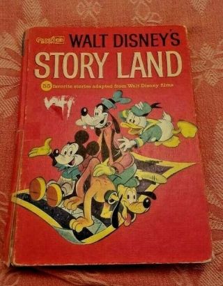 Vintage 1962 Golden Book Walt Disney 