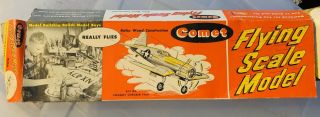 Vintage Balsa Model Airplane Kits,  Comet Vought Corsair F4ui