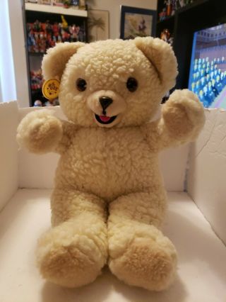 Vtg Russ Snuggle Bear 1986 Plush Lever Brothers Fabric Softener Stuffed Animal