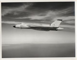 Large Vintage Photo - Avro Vulcan Xl321 In - Flight