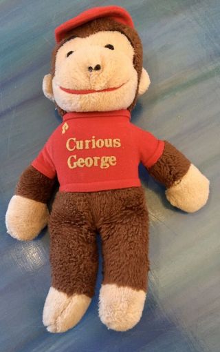 Vintage Curious George Plush Wind Up Musical 1960’s Stuffed Animal Knickerbocker