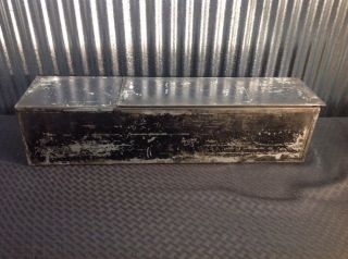 Large Safe Deposit Box Metal Drawer Safety Bank Tray Case Vintage
