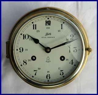 Schatz Royal Mariner German 8 Day Maritime Ships Bell Clock