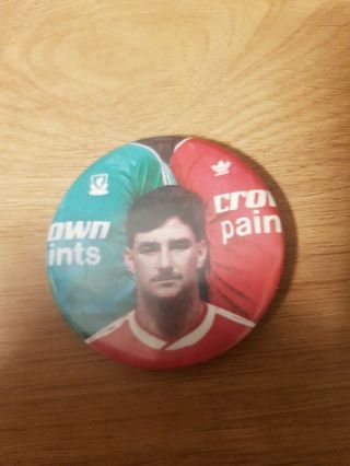 Vintage Liverpool Football Large Tin Pin Badge