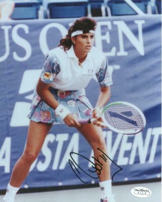 Gabriela Sabatini Womens Tennis Star Signed Autographed 8x10 Photo Jsa Soa