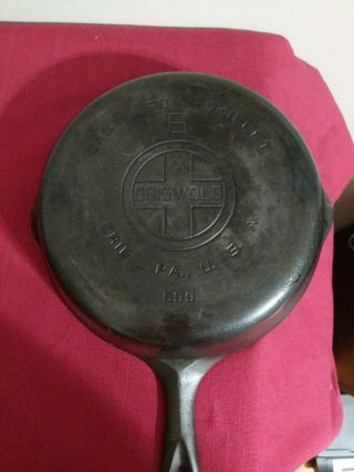 Vintage Griswold Cast Iron Skillet Frying Pan Number 6 699 Erie,  Pa U.  S.  A.