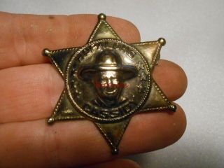 Vintage Hopalong Cassidy Sheriffs Badge