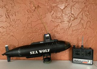 Vintage Nikko Seawolf Remote Controlled Submarine Sea Wolf Sub