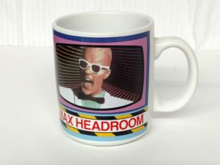 Vintage 1987 Max Headroom Coffee Cup