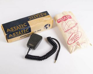 Vintage Astatic Model 531 Microphone - Box And Packaging