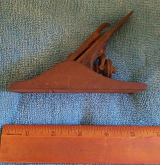 Htf Antique Stanley No.  1 Wood Plane Project No Handles 2 Line Blade Marked 1892