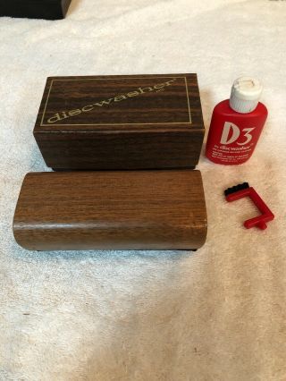 Discwasher D3 Record Lp Cleaning Brush System Vintage Box Album Vinyl