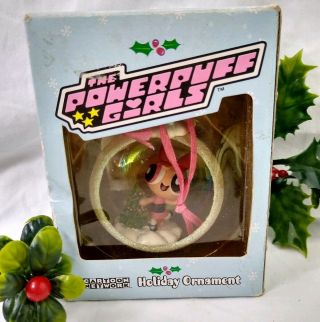 Vintage Powerpuff Girls Christmas Ornament Blossom Cartoon Network 2000