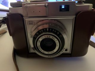 Vintage Zeiss Ikon Contina II SLR Camera 35mm German /w Light Meter Leather Case 2