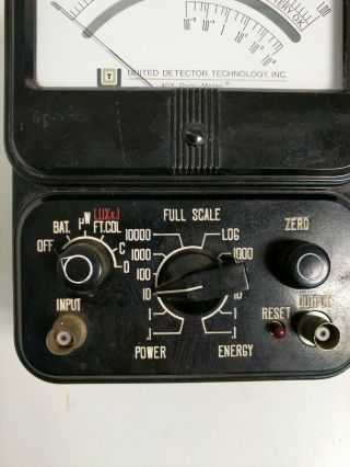 Vintage 40X Opto Meter United Detector Technology Inc Serial 46626 VGC 3