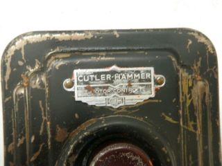 Vintage Cutler - Hammer Push Button,  Art Deco Switch 3