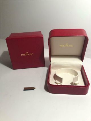 Vintage Mikimoto Bracelet Box - Inside And Outside Box -