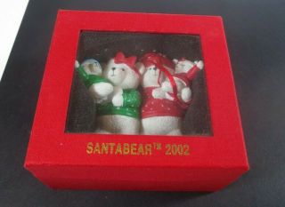 Dayton Hudson Santa Bear Christmas Vintage Collectible Ornament 2002