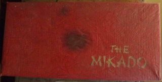 Vintage The Mikado Die Cast Locomotive And Tender Kit Mantua Red Box Kit 208
