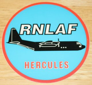 Old Klu Netherlands Air Force Lockheed C - 130 Hercules Sticker