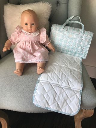 Vtg Bitty Baby Doll By American Girl And Diaper Bag Pleasantcompany
