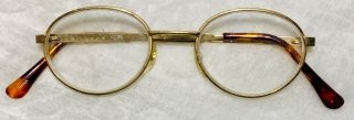 Round Frame Reading Glasses Metal Wire Rim Vintage Retro Gold Readers,  2.  25