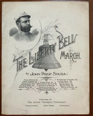 King Cotton March,  John Philip Sousa,  1895,  Vintage Sheet Music