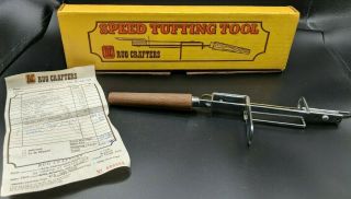 Rc Rug Crafters Speed Tufting Tool With Box Vintage,  Receipt