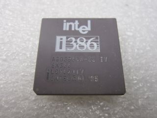 Intel A80386dx - 33 Lv Sx366 Intel 85 