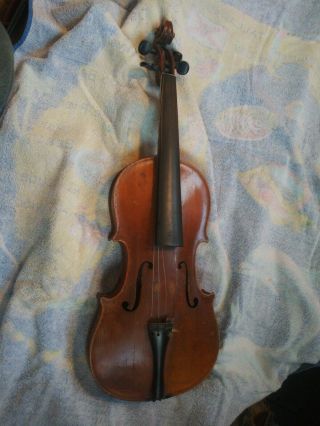 Antique Labeled Joannes Baptifta Guadagnini 4/4 Violin Tiger Maple Back