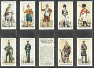 Player 1939 (military) Full 50 Card Set  Uniforms Territorial Of The Army