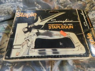 Swingline Professional Staple Gun Vintage 10060 Box - Made In The Usa