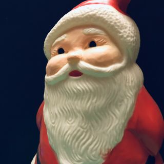 Vintage Union Blow Mold Santa - 14.  5” Tall Christmas Light Up