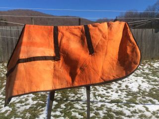 Vintage Orange Horse Blanket / Cover,  Insulated,  Farm,  Country