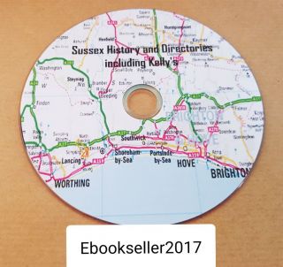 Sussex History And Directories And Kellys Directories,  70,  Pdf Ebooks On Disc