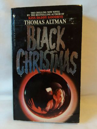 Thomas Altman Black Christmas Vintage 1983 1st Prtg Pb Horror