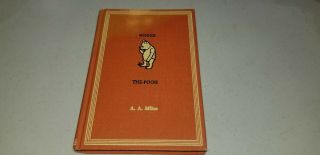 Vintage 1961 A.  A.  Milne Winnie The Pooh Dutton Warren Chappell Edition
