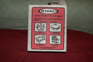 Vintage Rival Meat Grinder Grind - O - Mat Salad Maker Shred - O - Mat Food Processor 3