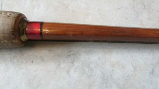 Vintage Wright & Mcgill Granger Champion Bamboo Fly Fishing Rod - 8 