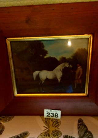 Vintage Framed Horse Print 3