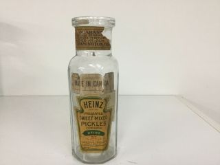 Vintage Heinz Pickle Bottle