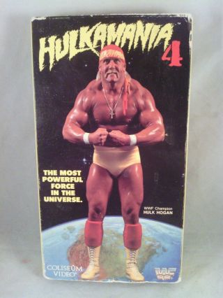 Hulkamania 4 Vhs - Wwf 1989 - Macho Man Randy Savage,  Andre The Giant Vintage